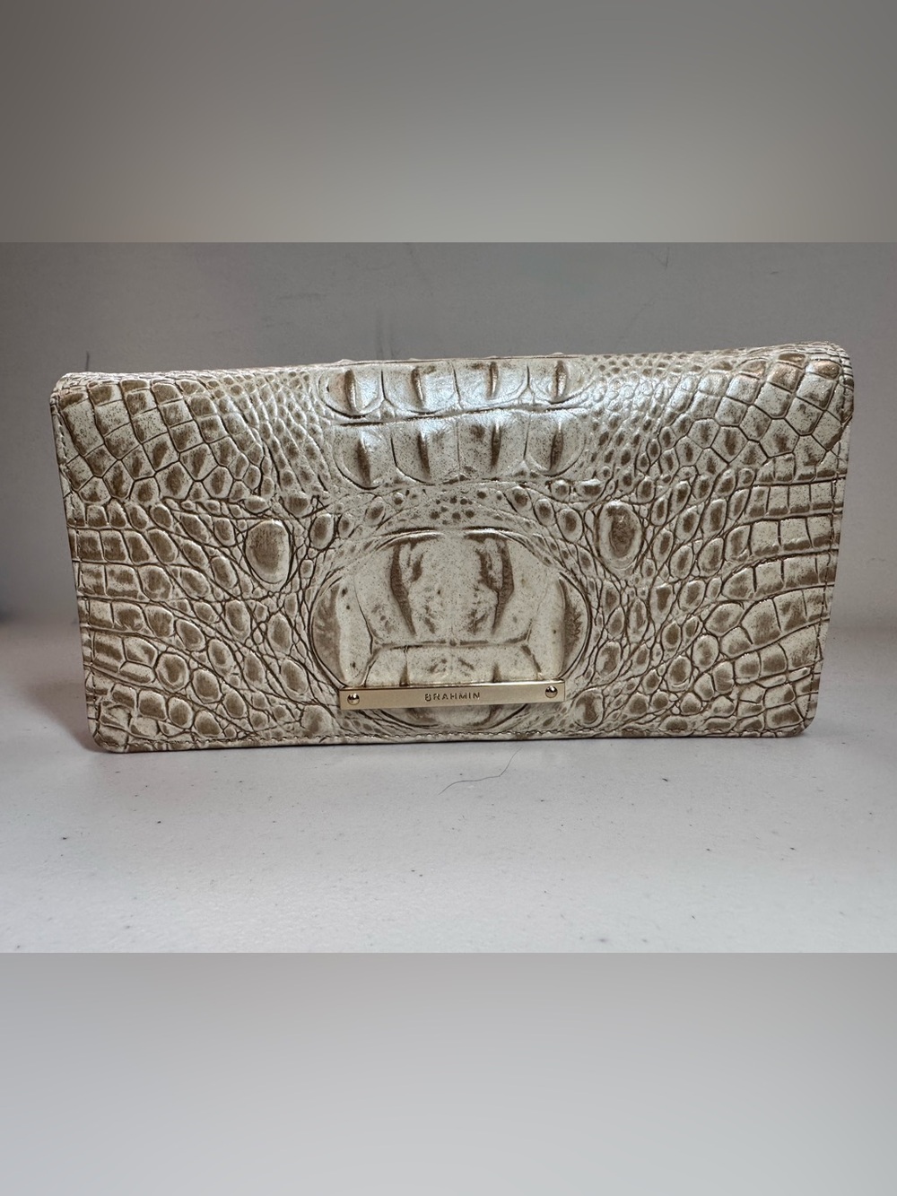 Brahmin AnnMarie Stardust Melbourne Leather Wallet Clutch